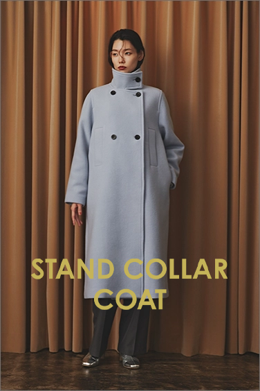 STAND COLLAR COAT