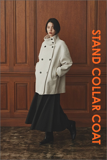 STAND COLLAR COAT